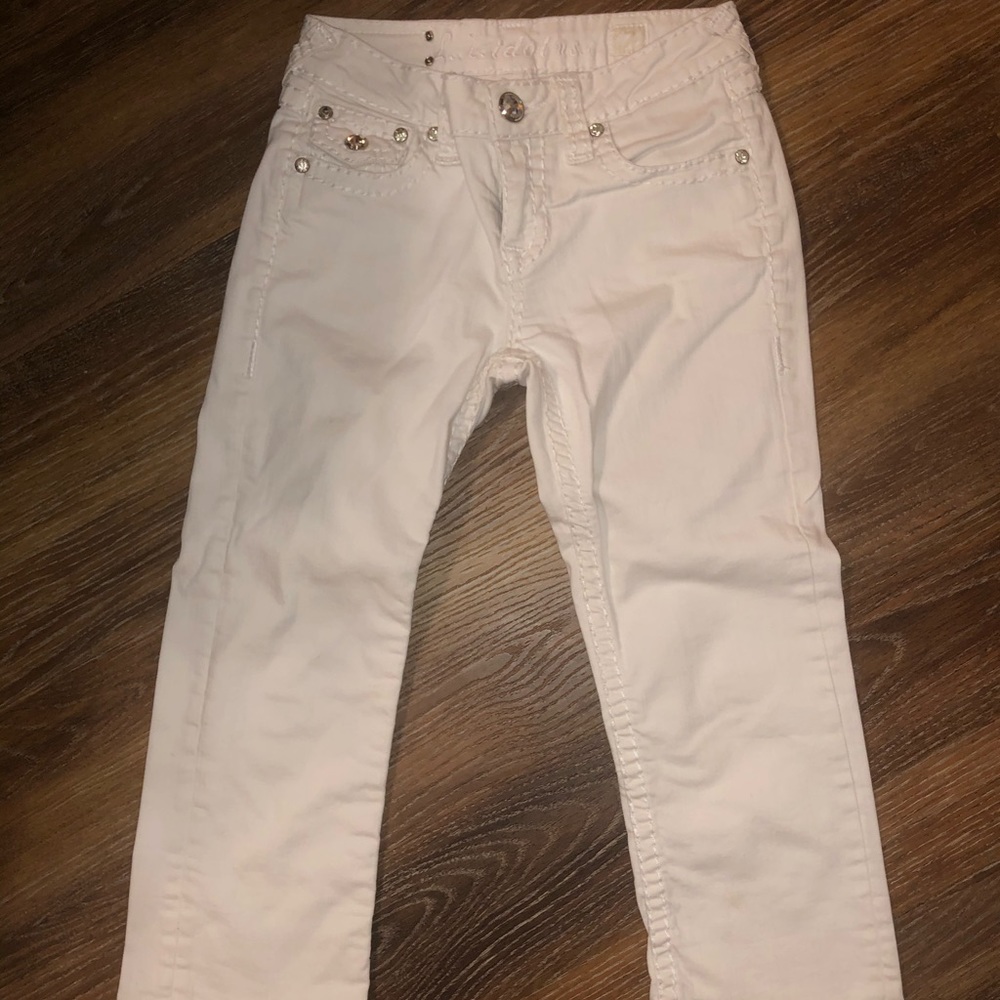 LA idol White Bootcut Jeans Size 7